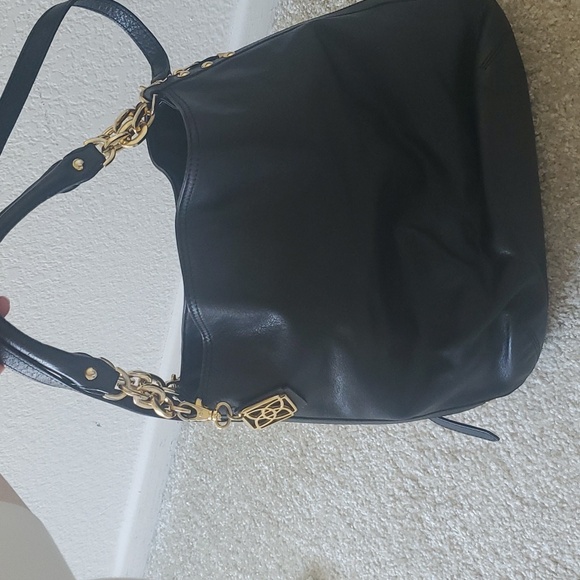 Natural leather black handbag,ladies handbag purse for women - Picture 8 of 9